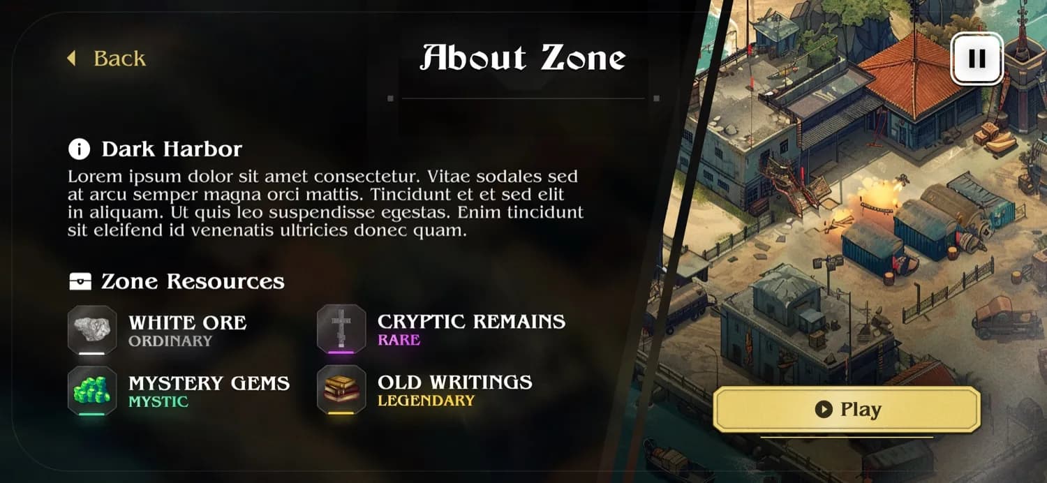 Final: what a zone drops, by rarity