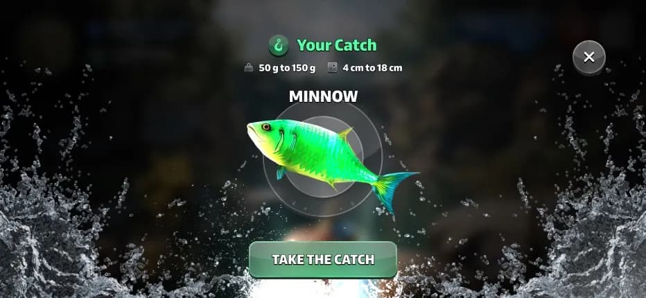 Landing a catch